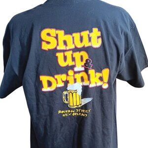 Vintage Men's XL T-shirt Bourbon Street New Orleans Graphic Y2K  FRUIT LOOM FTL